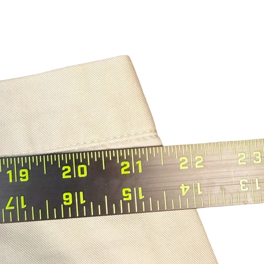 Vintage Polo Ralph Lauren Andrew Pant Men 44B x 34 Tan Double Pleated Chino Prep